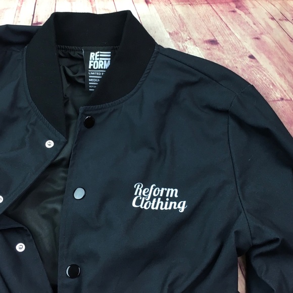 ➡️Reform Clothing Promotional Bomber Size M - Picture 6 of 12